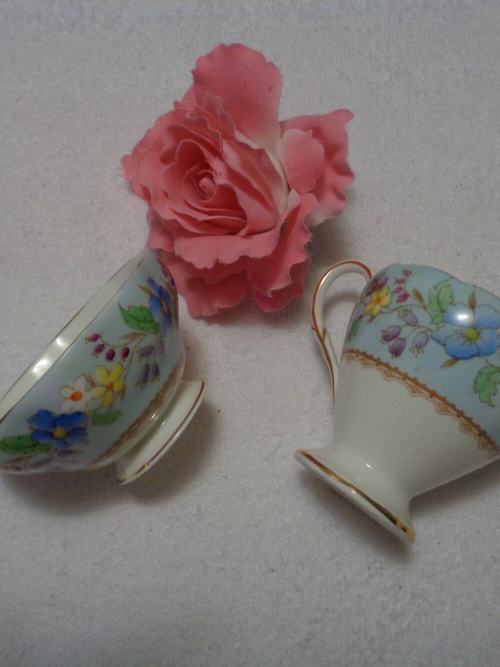 VINTAGE CHINZ FOLEY CHINA CREAM & SUGAR, ENGLISH BONE CHINA LOT